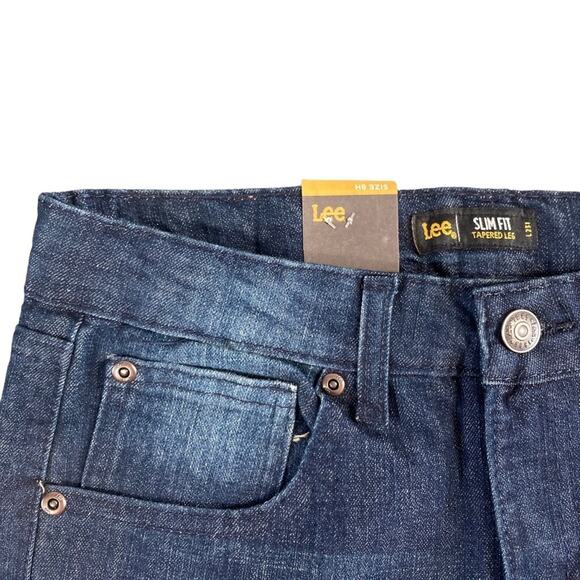 Lee Boys Slim Fit Tapered Leg Jeans Husky Size 8 - Picture 5 of 9